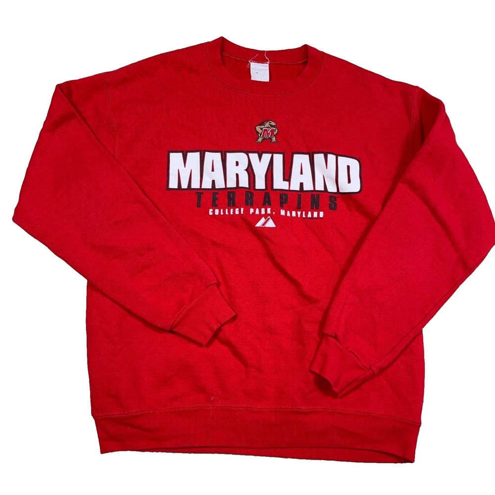 Vintage Y2K Maryland Terrapins Sweatshirt Adult Medium Crewneck Sweater Mens 00s